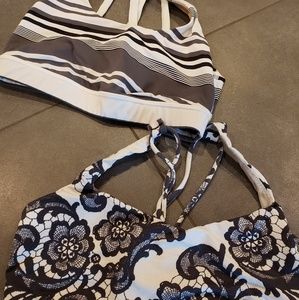 Two sports bras